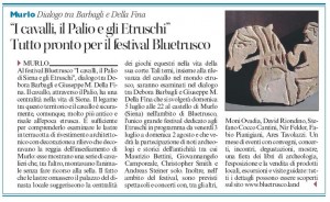 BluEtrusco Corriere Siena 30 Giugno 2015