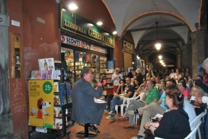 Una delle innumerevoli iniziative culturali organizzate dalla Libreria Ghibellina